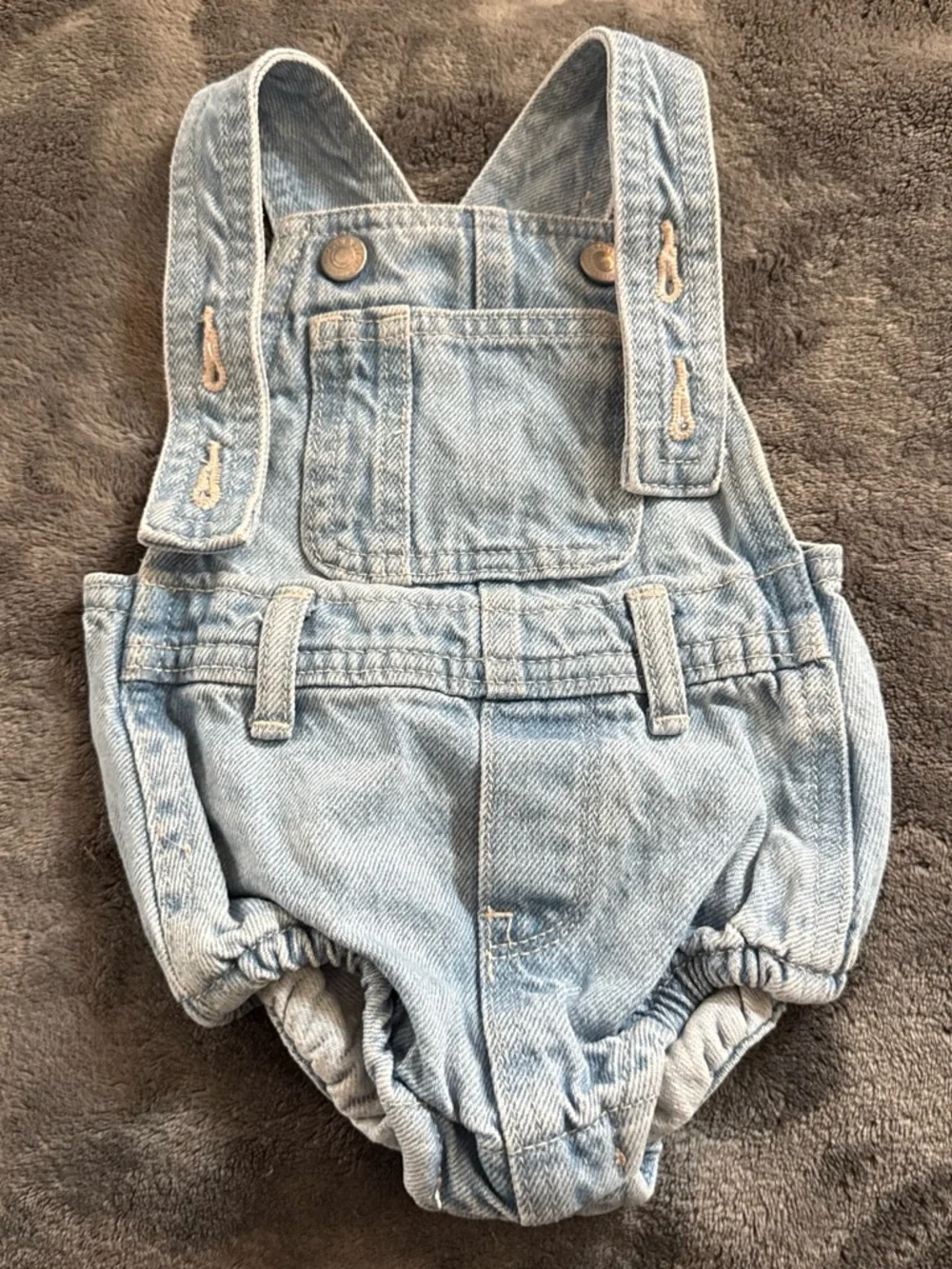 Old Navy Light Blue Denim Baby Overalls